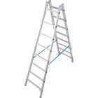 Kép 1/8 - Krause - Stabilo két oldalon járható biztonsági létra 2x8 fokos (profi) - 124920