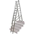 Kép 1/9 - Krause - Corda sokcélú létra lépcsőfunkcióval 3x10 fokos - 033406