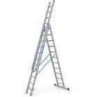 Kép 1/2 - Zarges - Skymaster DX Háromrészes deltafokos többcélú létra 3x11 fokos - 44841