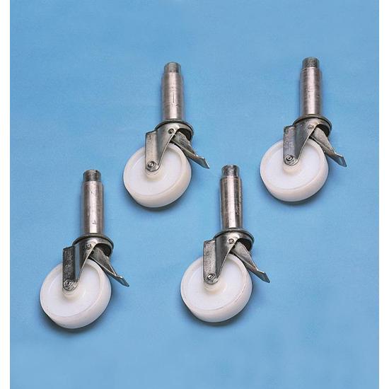 Zarges - Kerék csappal 125mm Z200 és Z300 Gurulóállványhoz, magasságállítás nélkül - 44433