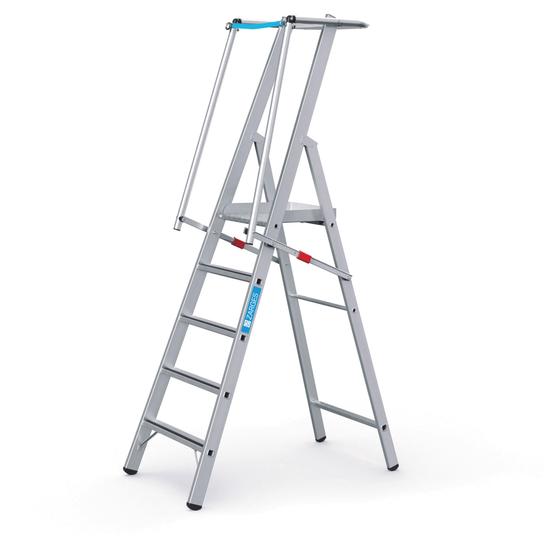 Zarges - ZAP Safemaster S Lépcsős létra nagy dobogóval 5 fokos - 41675