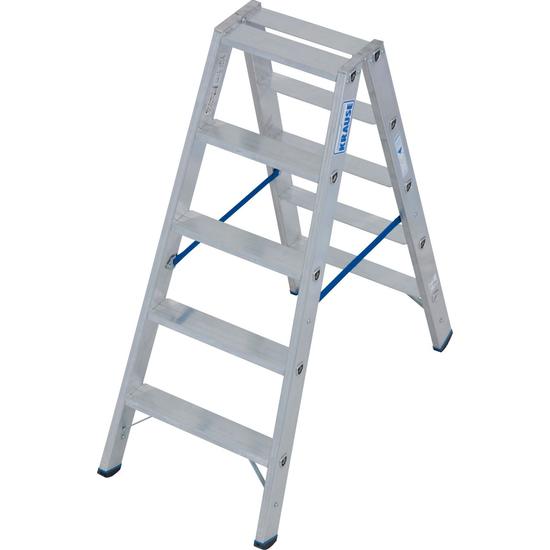 Krause - Stabilo két oldalon járható lépcsőfokos létra 2x5 fokos (profi) - 124739